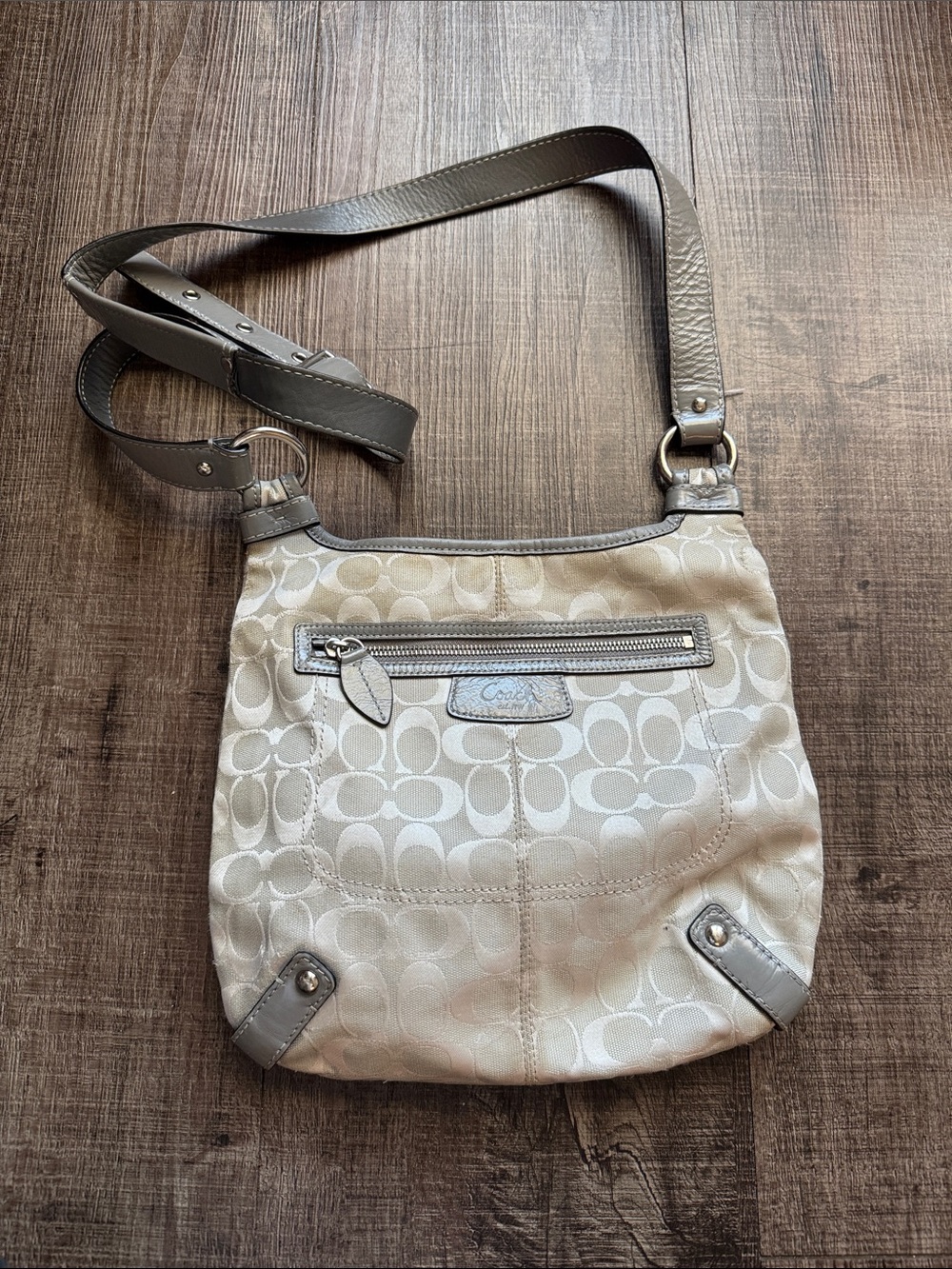 Coach Signature Penelope fabric crossbody bag